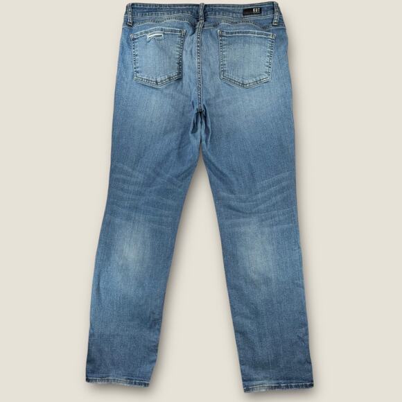 KUT from the Kloth Catherine Boyfriend Jeans Size 12 High Rise Distressed - Picture 7 of 9